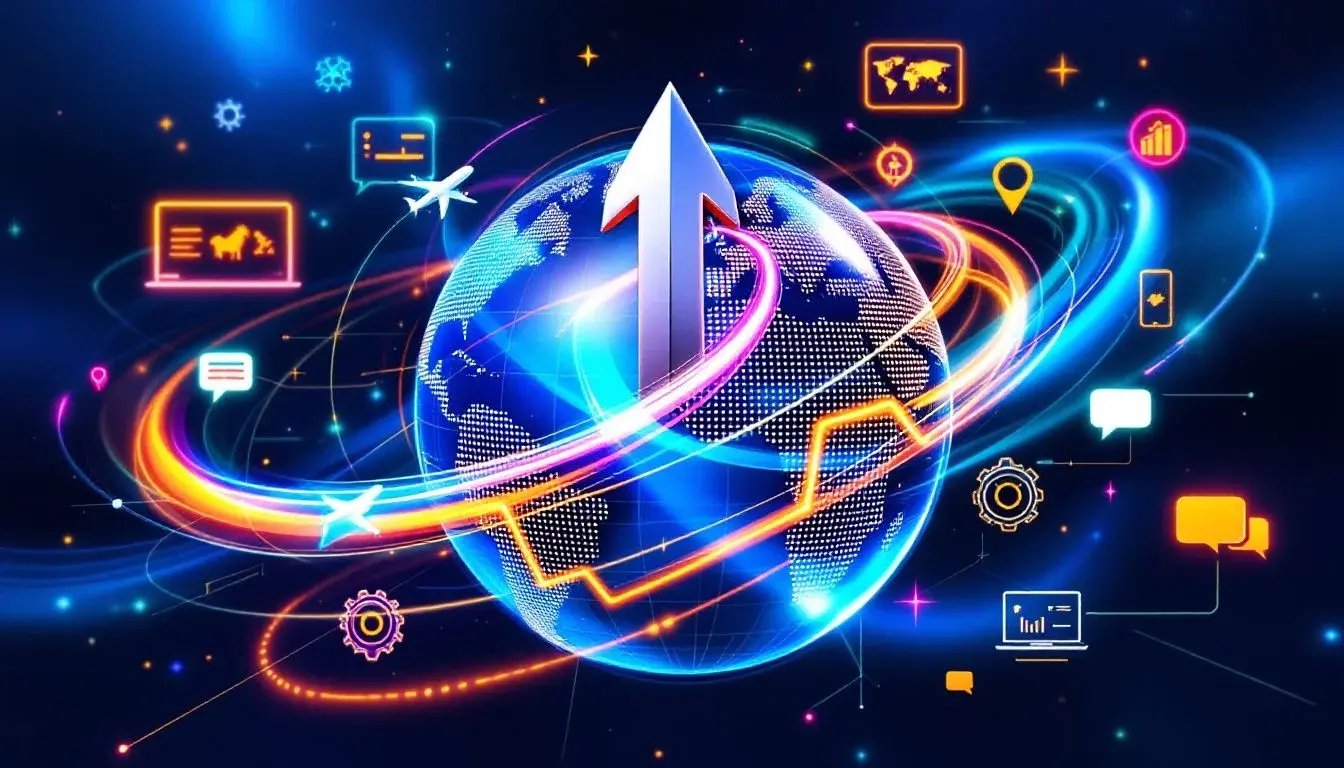 Ein Bild, das die Herausforderungen im internationalen Inbound Marketing darstellt.