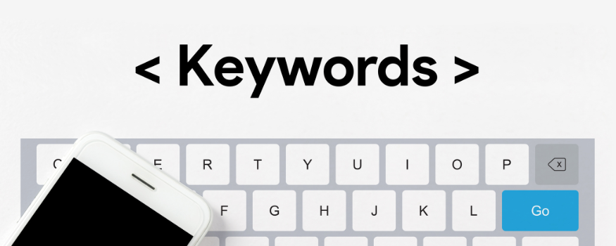 Bildschirmtastatur und das Wort Keywords