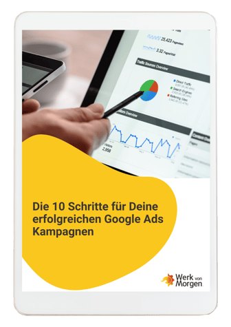 EBOOK - Die 10 Schritte SEA Mockup Tablet