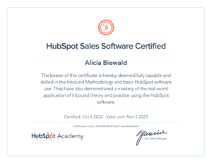 Sales-Software-Zertifizierung-Alicia