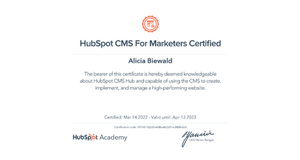 HubSpot Alicia