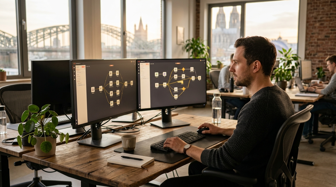 AI Agent Workflow mit n8n — Multi-Step-Automation für Lead-Qualifizierung und CRM-Sync